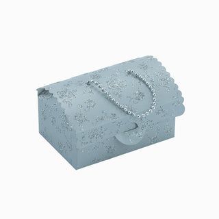 Cutie cadou Cufar Cu Lant Pliat, 12.5x8.5x8 cm - Gri
