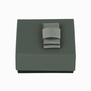 Cutie bijuterii Flower Up F.U, 6x6x2.5 cm - Gri / Negru