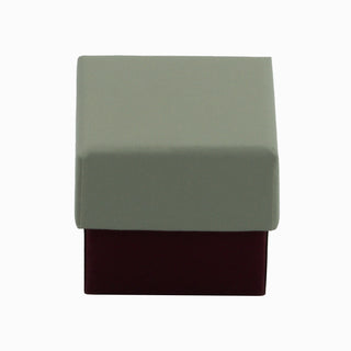 Cutie bijuterii Lg L.G, 4x4x3.5 cm - Gri / Bordo