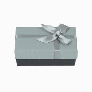 Cutie bijuterii Normal Paper, 5x8x3 cm - Gri Deschis / Gri Inchis / Gri