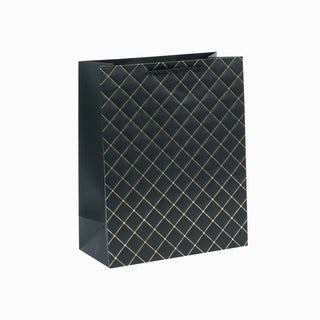 Punga cadou Cadou Romb, 26x32x12 cm - Negru