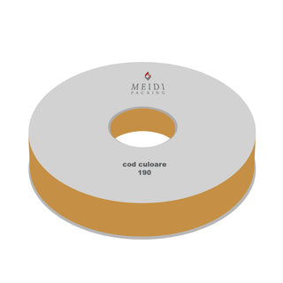 Panglica satin Textil 2 Satin, 1.5 cm latime, 100 y lungime - Auriu