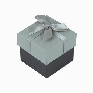 Cutie bijuterii Normal Paper, 5x5x4.5 cm - Gri Deschis / Gri Inchis / Gri
