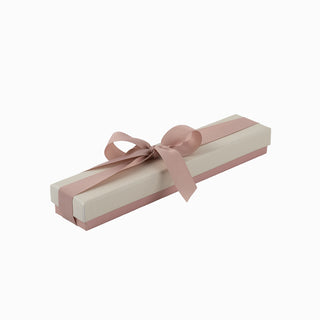 Cutie bijuterii Ribon Down R.D, 23x5x3 cm - Crem / Roz / Negru
