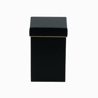 Cutie cadou Cub Pliat, 11.5x11.5x18 cm - Negru / Bronz