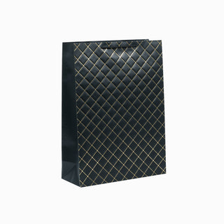 Punga cadou Cadou Romb, 31x42x12 cm - Negru
