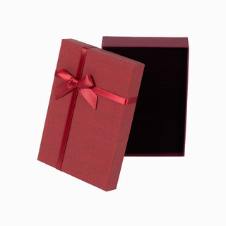 Cutie bijuterii Normal Paper, 9.5x13.5x3.5 cm - Bordo Deschis / Bordo