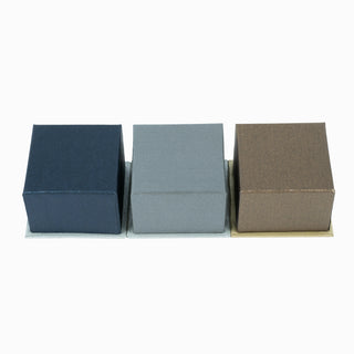 Cutie rigida cadou Cadou Rigid, 7.5x7.5x5.5 cm - Auriu / Caramiziu