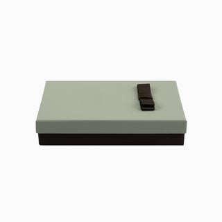Cutie bijuterii Flower Up F.U, 13x18x3.5 cm - Gri / Maro