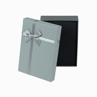 Cutie bijuterii Normal Paper, 9.5x13.5x3.5 cm - Gri Deschis / Gri Inchis / Gri