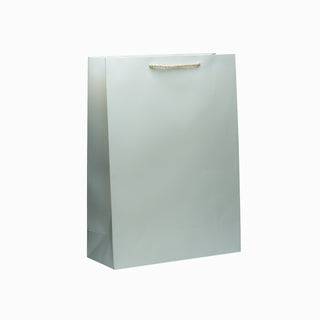 Punga cadou Cadou Iuni, 32x44x13 cm - Alb / Auriu