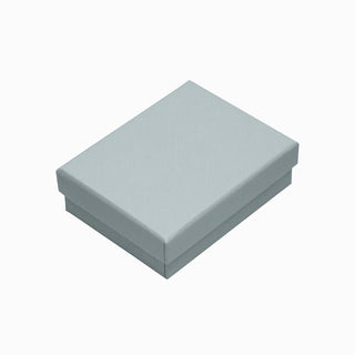 Cutie bijuterii Gama Grej Normal Paper, 7x9x3 cm - Grej / Alb
