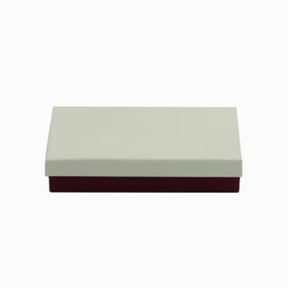 Cutie bijuterii Lg L.G, 13x18x3.5 cm - Gri / Bordo