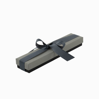 Cutie bijuterii Ribon Down R.D, 23x5x3 cm - Gri / Negru