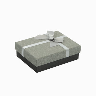 Cutie bijuterii Normal Paper, 7x9x3 cm - Gri Deschis / Gri Inchis / Negru / Gri