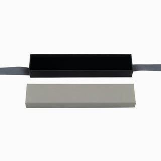 Cutie bijuterii Ribon Down R.D, 23x5x3 cm - Gri / Negru