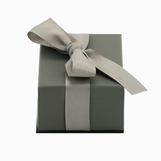 Cutie bijuterii Ribon Down R.D, 7x9x4.5 cm - Gri / Negru