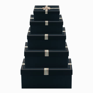 Cutie rigida cadou Rigid Set 10, 40x29x18 cm - Negru