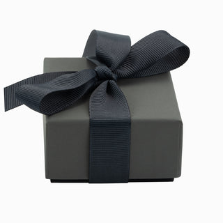 Cutie bijuterii Ribon Down R.D, 6.2x6.3x4 cm - Gri / Negru