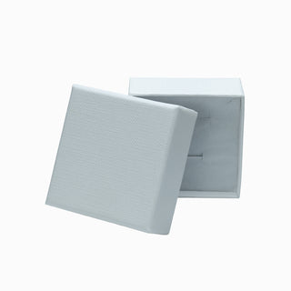 Cutie bijuterii Gama Alb Normal Paper, 6x6x2.5 cm - Alb