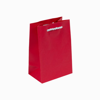 Punga cadou Cadou Texturat, 11x16x7 cm - Rosu / Argintiu