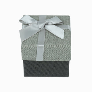 Cutie bijuterii Normal Paper, 5x5x4.5 cm - Gri Deschis / Gri Inchis / Negru / Gri