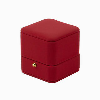 Cutie bijuterii Verigheta Gama Lady, 6x6x6.2 cm - Rosu / Negru