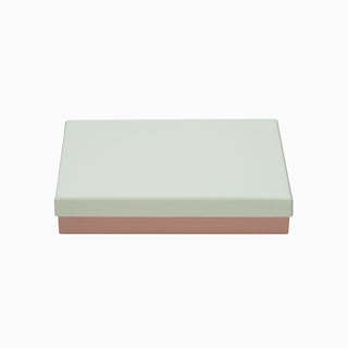 Cutie bijuterii Lg L.G, 13x18x3.5 cm - Crem / Roz / Gri