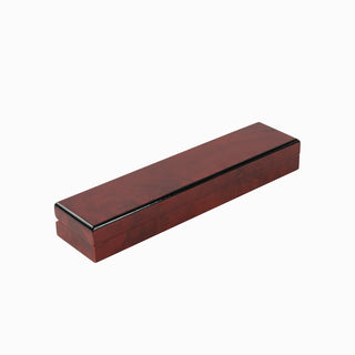 Cutie bijuterii Bratara Lemn, 26x6x3.5 cm - Bordo / Crem