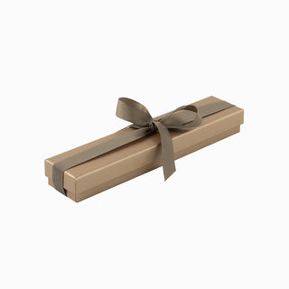Cutie bijuterii Ribon Down R.D, 23x5x3 cm - Auriu / Maro