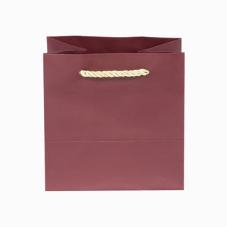 Punga cadou Cadou Texturat, 15x15x11 cm - Bordo / Auriu