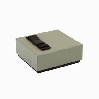 Cutie bijuterii Flower Up F.U, 8.5x9x3.8 cm - Crem / Maro