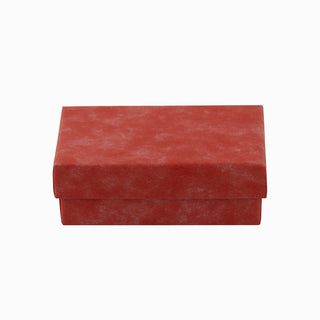Cutie bijuterii Gama Diverse Culori Normal Paper, 5x8x3 cm - Corai / Alb
