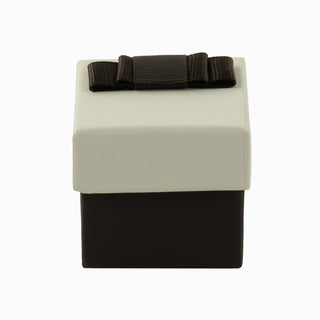 Cutie bijuterii Flower Up F.U, 5x5x4.5 cm - Crem / Maro
