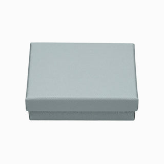 Cutie bijuterii Gama Grej Normal Paper, 7x9x3 cm - Grej / Alb