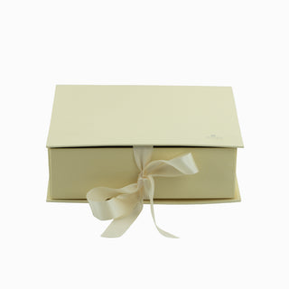Cutie rigida cadou Gama King Pandantiv, 25x25x7.5 cm - Crem