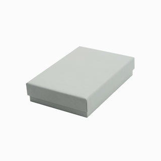 Cutie bijuterii Gama Grej Normal Paper, 9.5x13.5x3.5 cm - Grej / Alb