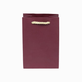 Punga cadou Cadou Texturat, 11x16x7 cm - Bordo / Auriu