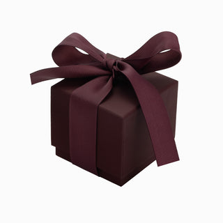 Cutie bijuterii Ribon Down R.D, 5x5x5 cm - Bordo