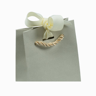 Punga cadou Cadou Texturat, 9x11x5 cm - Crem / Auriu