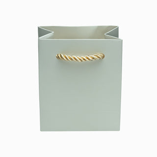 Punga cadou Cadou Iuni, 9x11x5 cm - Alb / Auriu