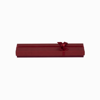 Cutie bijuterii Normal Paper, 21.5x4.5x3 cm - Bordo Deschis / Bordo