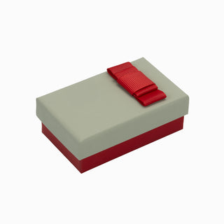 Cutie bijuterii Flower Up F.U, 5x8x3 cm - Gri / Rosu