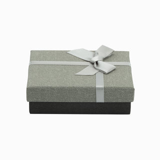 Cutie bijuterii Normal Paper, 7x9x3 cm - Gri Deschis / Gri Inchis / Negru / Gri
