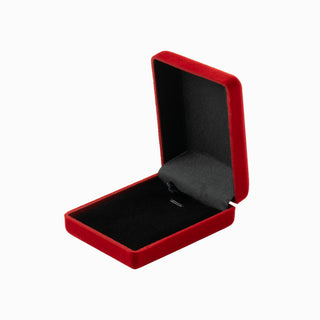 Cutie bijuterii Set Andreea, 6x7.5x3 cm - Rosu / Negru