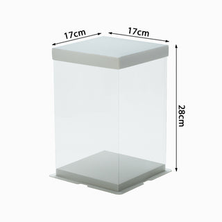 Cutie cadou Gama Urs Pliat, 17.5x17.5x28 cm - Transparent