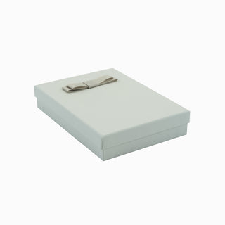 Cutie bijuterii Flower Up F.U, 13x18x3.5 cm - Crem / Alb / Gri
