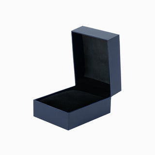 Cutie bijuterii Ceas Linoleu, 8x10x6 cm - Bleumarin / Negru