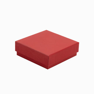 Cutie bijuterii Gama Diverse Culori Normal Paper, 9x9x3 cm - Rosu / Negru