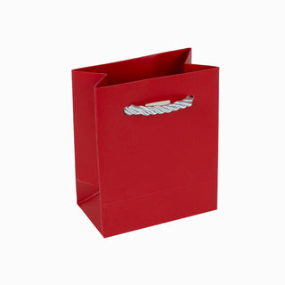Punga cadou Cadou Iuni, 9x11x5 cm - Rosu / Argintiu